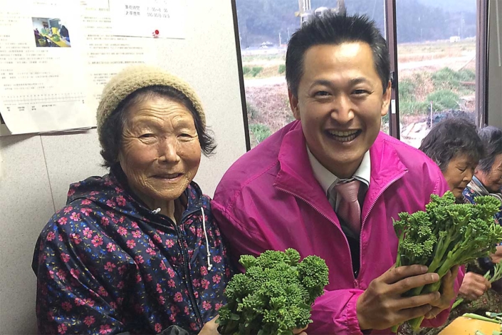 山口県オリジナル野菜「はなっこりー」集荷に！（2015年1月）